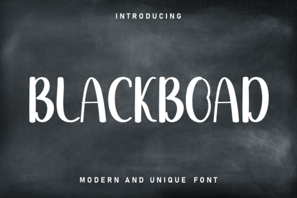 Blackboad Font for Creative Makers
