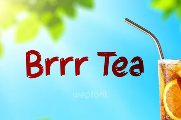 Brrr Tea Font: A Chillingly Stylish Choice