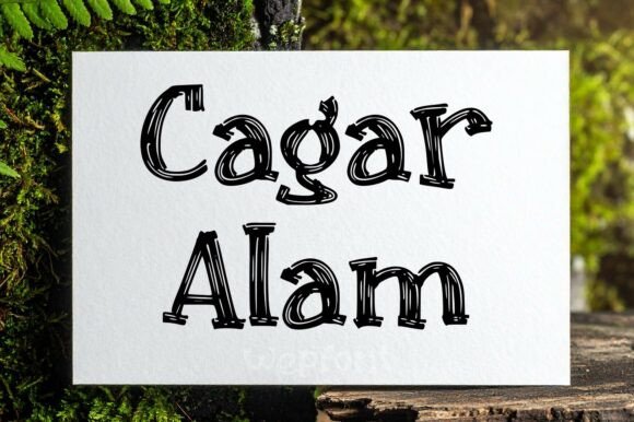 Cagar Alam Font for Creative Makers