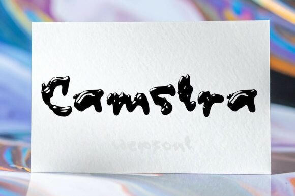 Camstra: A Bold Display Font