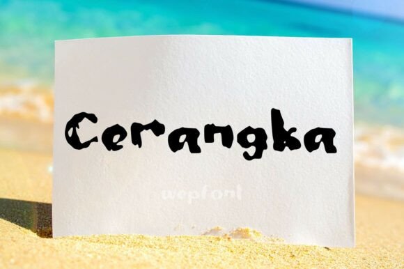 Cerangka Font: Laid-Back Elegance
