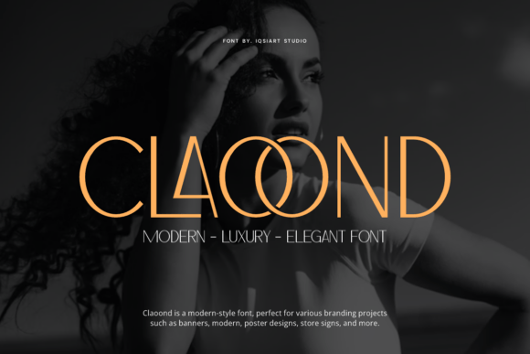 Claoond: A Luxe Display Font