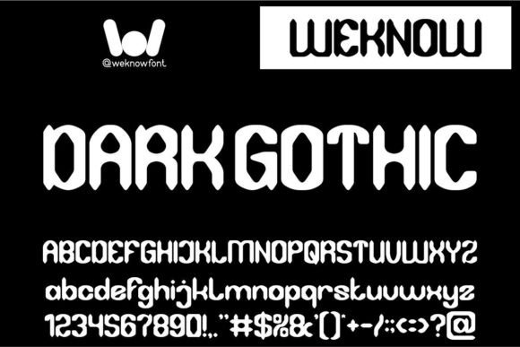 Dark Gothic Font Review