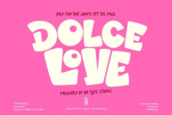 Dolce Love Font for Web Design