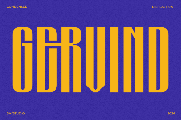 Gervind Font for Bold Campaigns