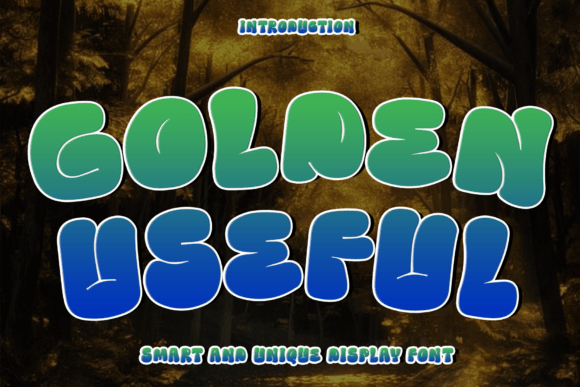 Golden Useful Font for Business Branding