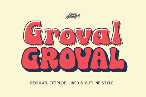 Groval: A Bold, Playful Display Font