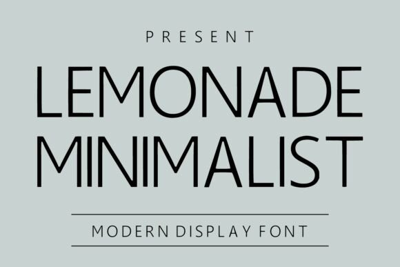 Lemonade Minimalist Font for Business