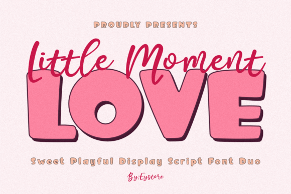 Little Moment Love Duo Font
