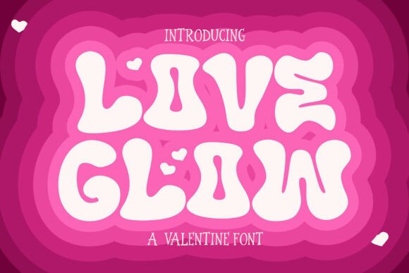 Love Glow Font for Business Branding