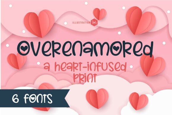 Overenamored: A Font for Heartfelt Design