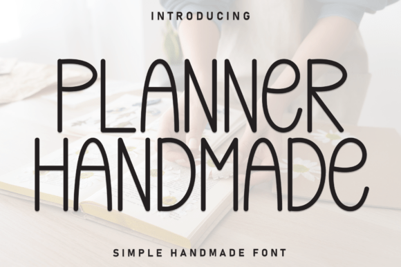 Planner Handmade Font