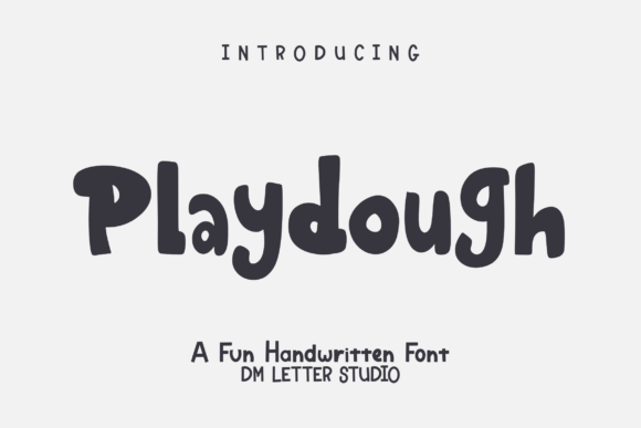 Playdough Font for Creative Makers