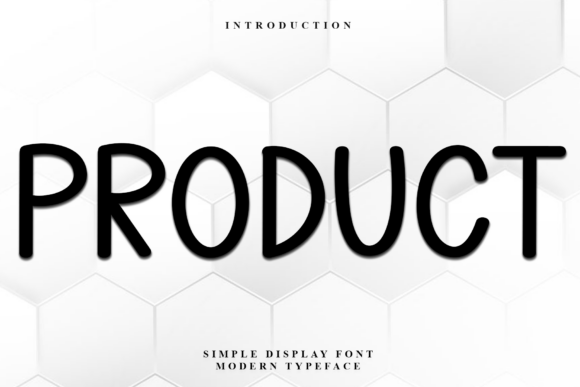 Product Font for Visual Impact