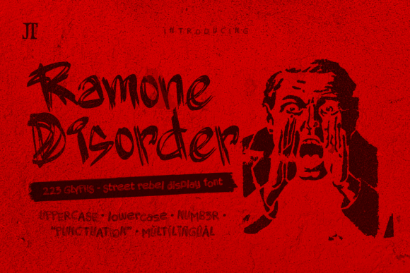 Ramone Disorder Font for Creative Projects