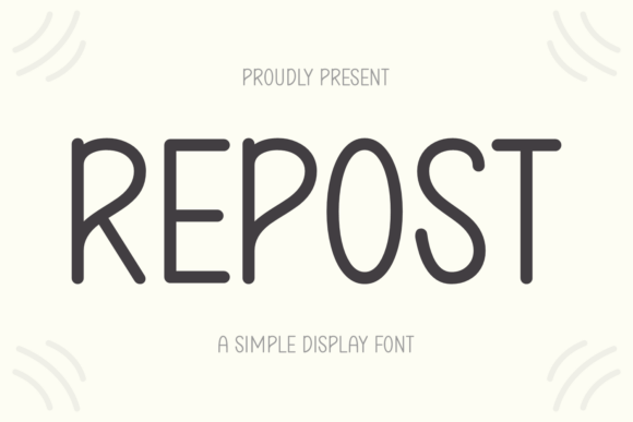 Repost Font for Professional Branding