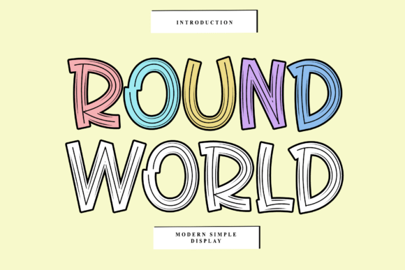 Round World Font