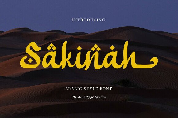 Sakinah Font: Elegant Script for Editorial Design
