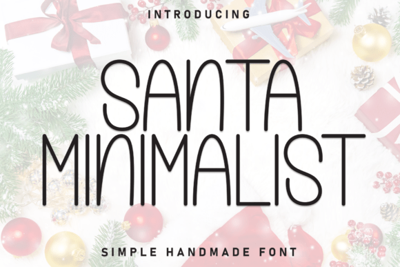 Santa Minimalist Font for Bold Campaigns