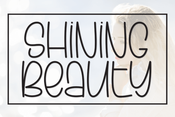 Shining Beauty Font: Adorable Display Type