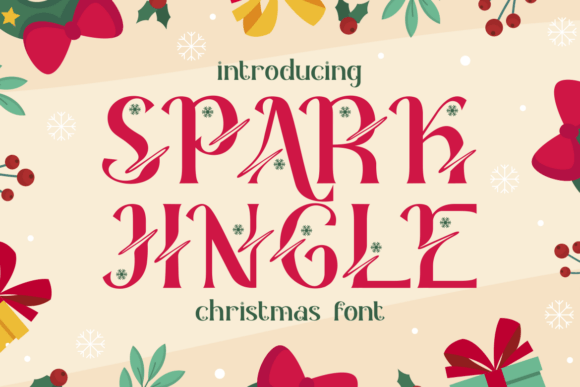 Spark Jingle: A Festive Font for Editorial Design