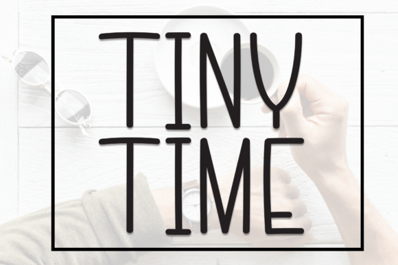 Tiny Time Font for Editorial Design