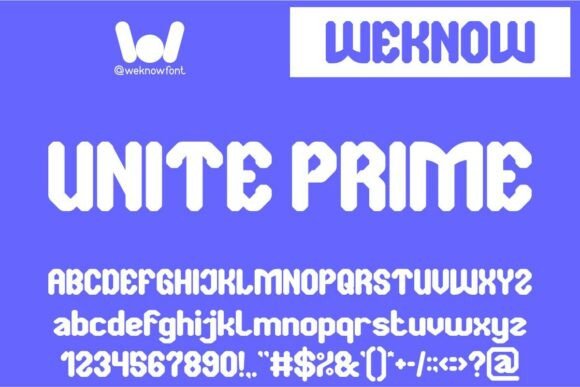 Unite Prime: A Futuristic Font for Bold Design