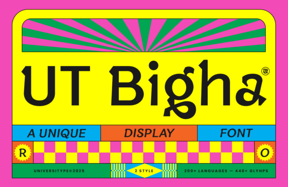 Ut Bigha Font for Bold Branding