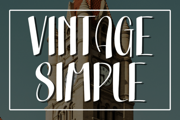 Vintage Simple Font for Bold Branding