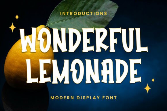 Wondeful Lemonade Font